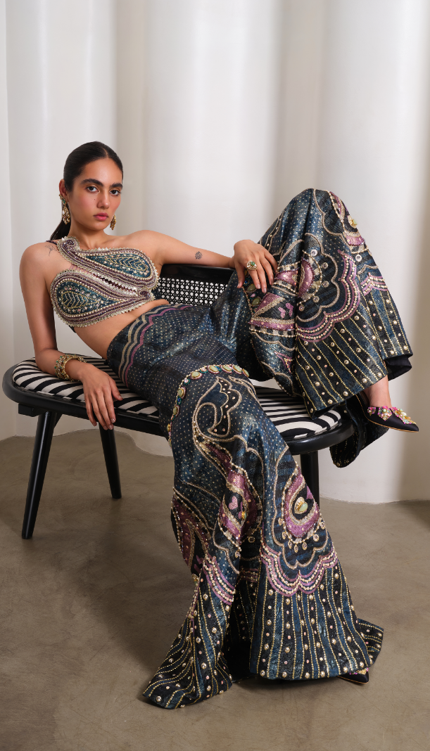 Midnight Paisley Muse - Blouse