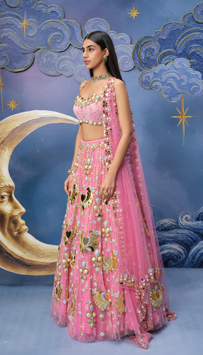 CELESTIAL LOTUS - LEHENGA SET