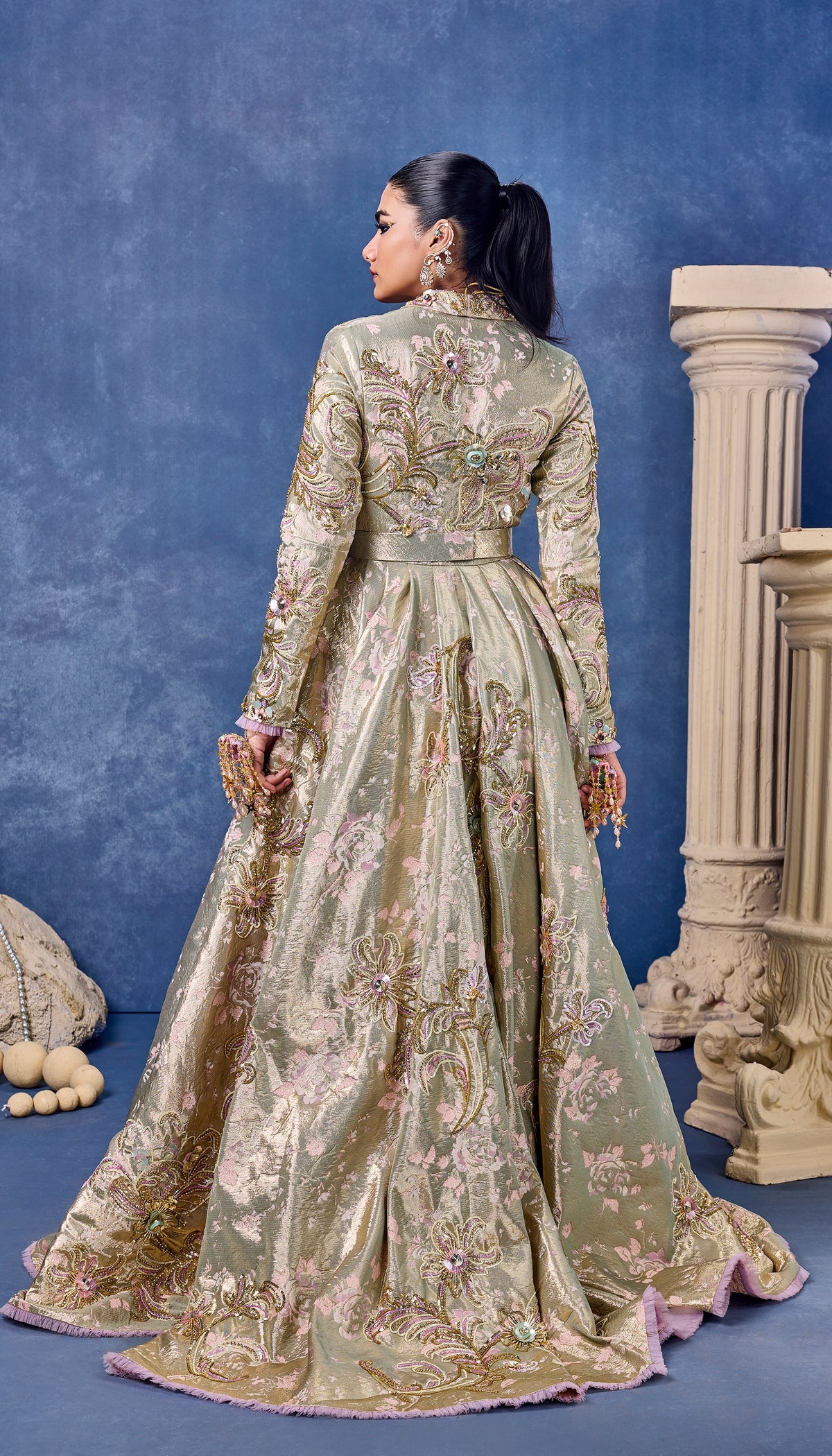 The Sacred Bouquet - Jacket Gown