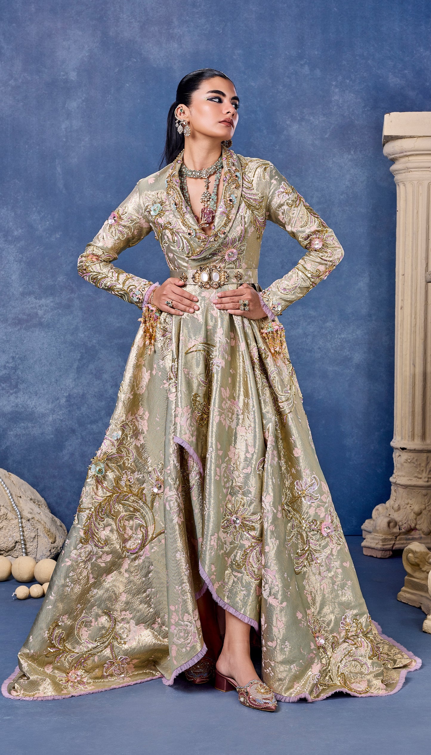 The Sacred Bouquet - Jacket Gown