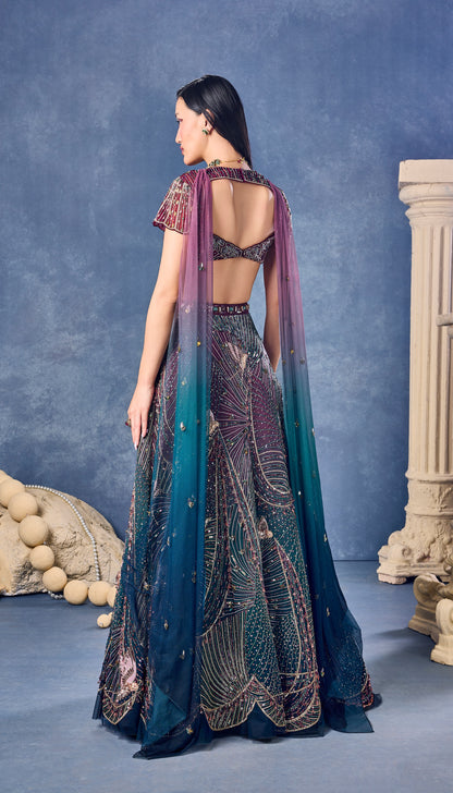 Halo After Dark - Full Lehenga Set