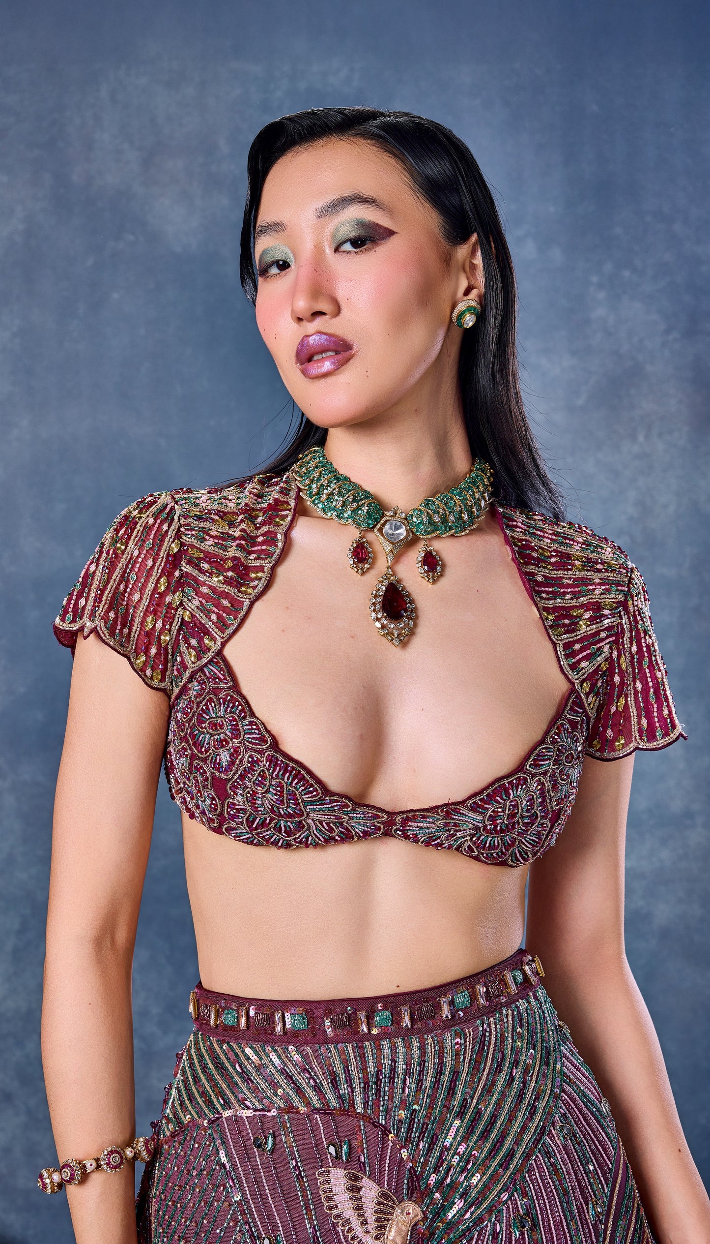 Halo After Dark - Full Lehenga Set