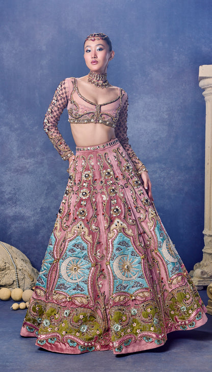 The Velvet Siren - Full Lehenga Set