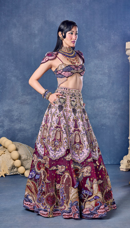 Wings Of Desire - Full Lehenga Set