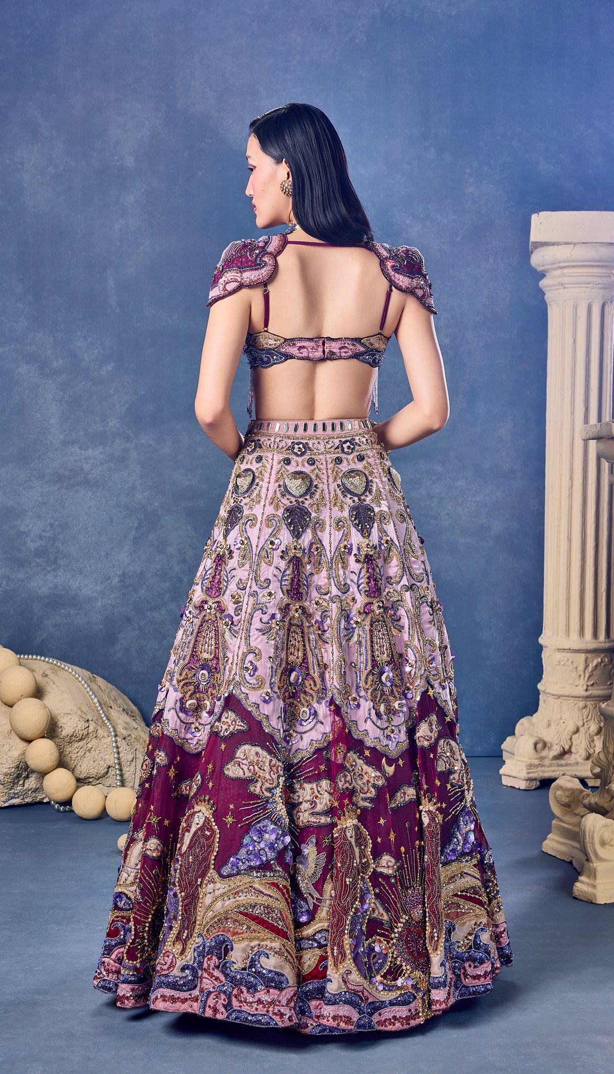Wings Of Desire - Full Lehenga Set