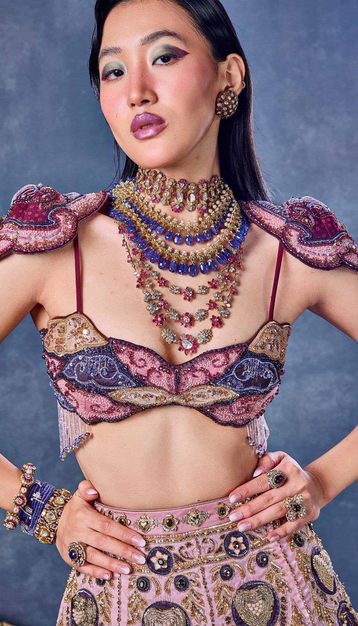 Wings Of Desire - Full Lehenga Set