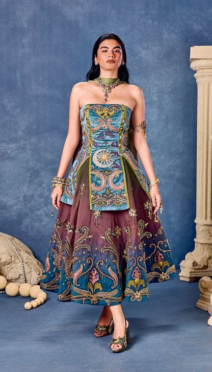 Madonna’s Garden - Half Lehenga Set
