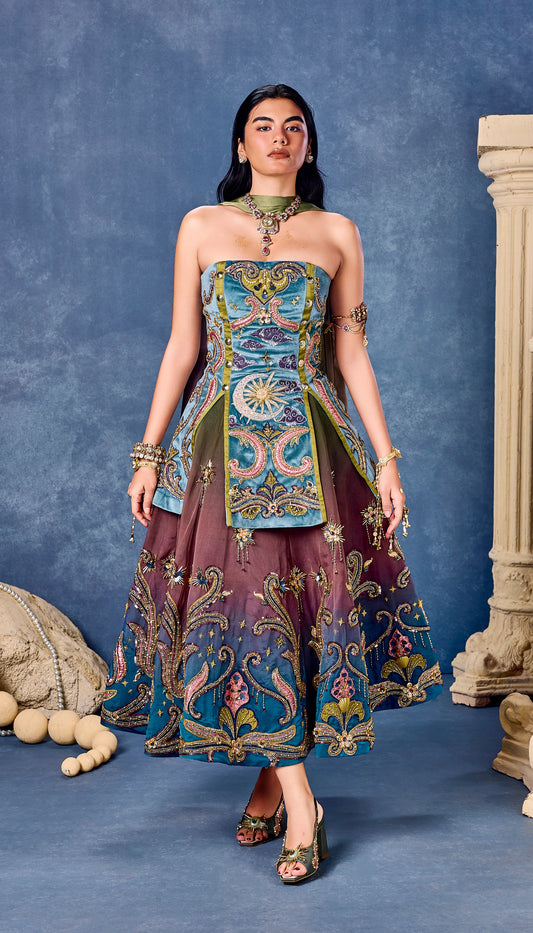 Madonna’s Garden - Half Lehenga Set