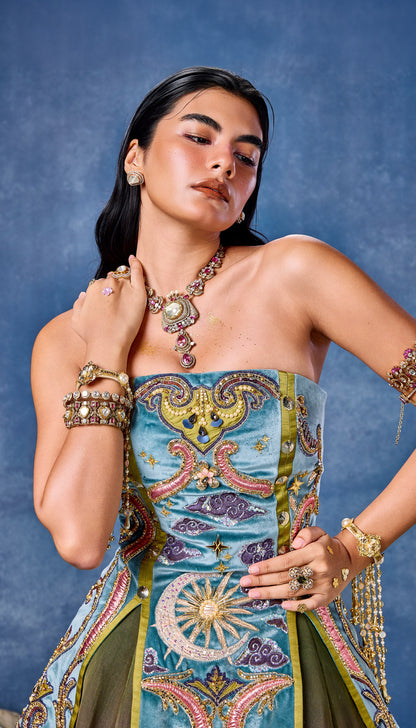 Madonna’s Garden - Half Lehenga Set