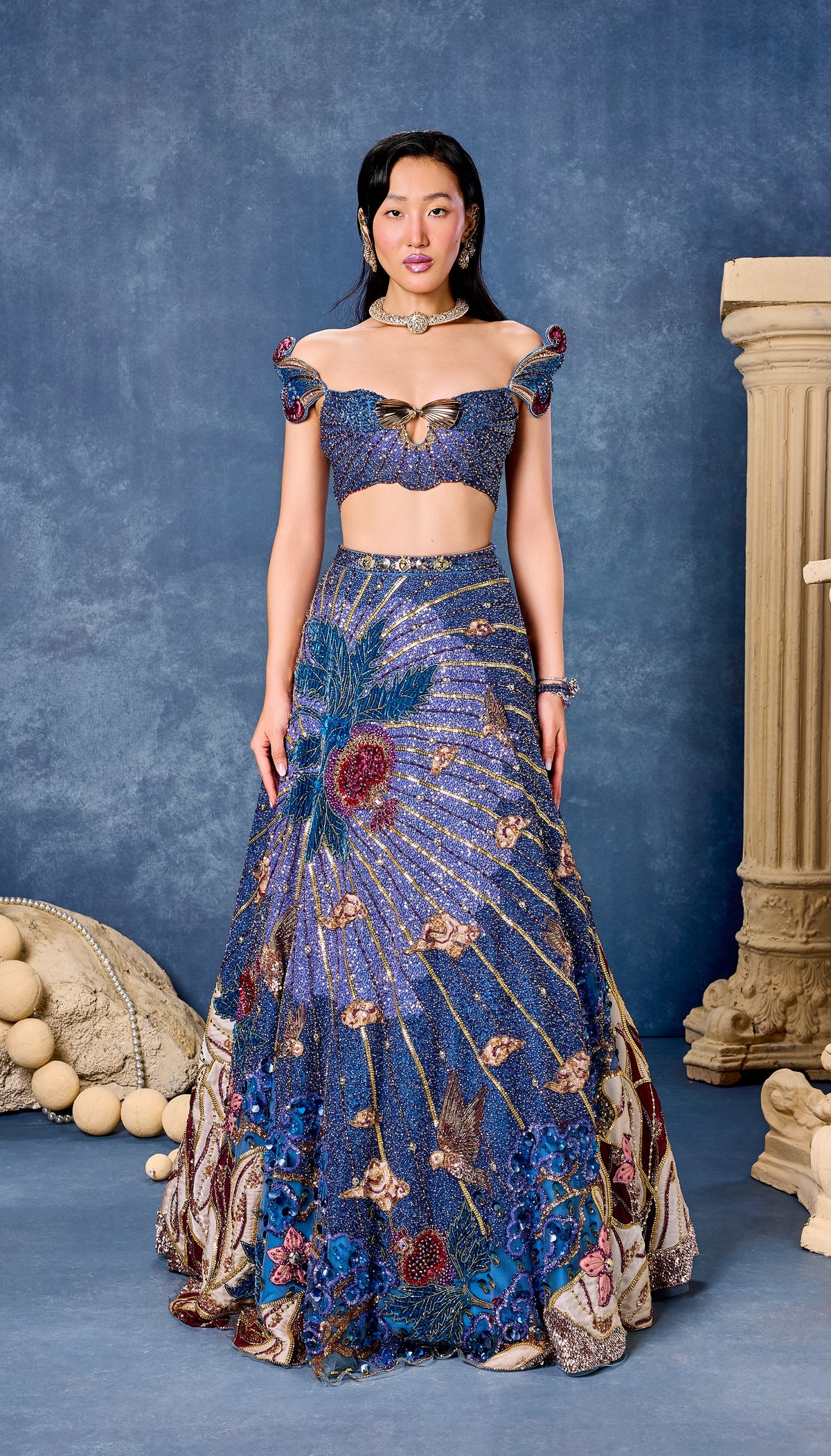 Seeds Of Eden - Lehenga Set