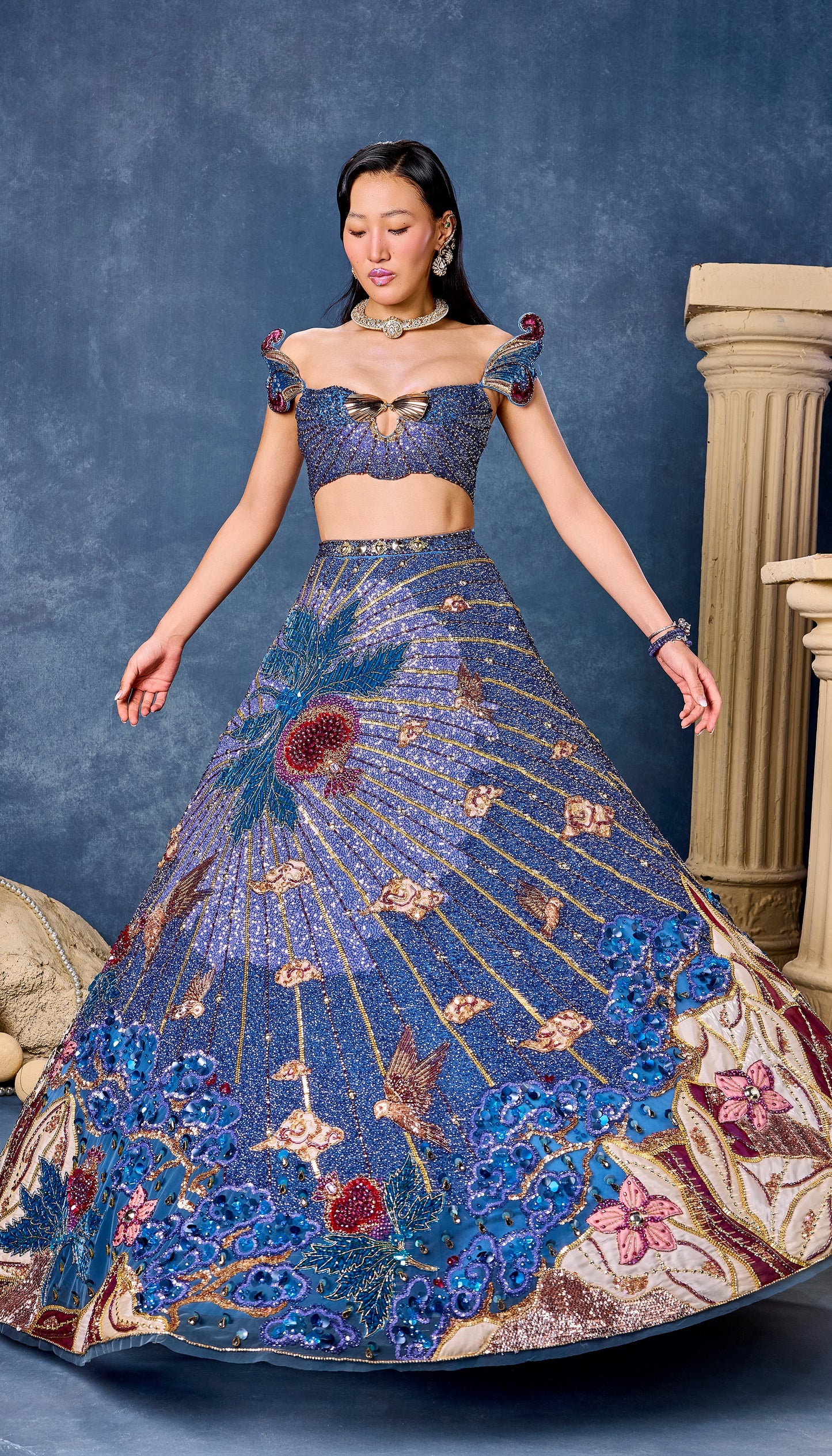 Seeds Of Eden - Lehenga Set
