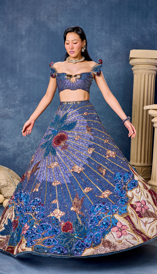 Seeds Of Eden - Lehenga Set