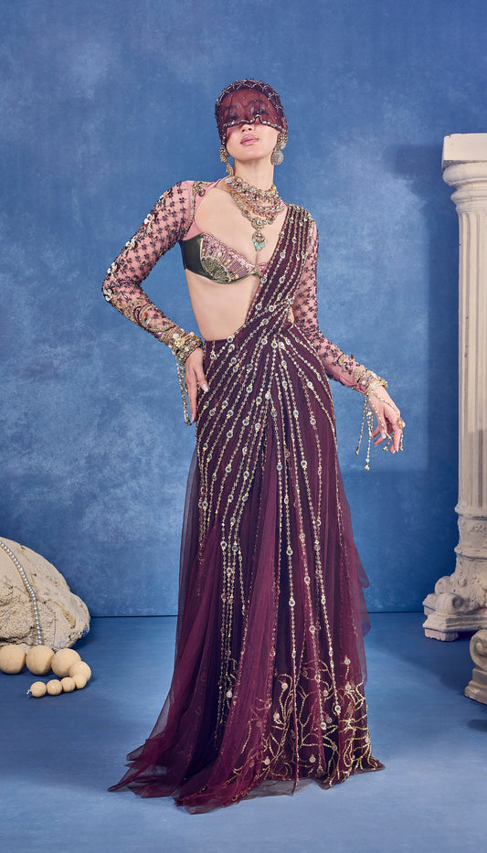 Wicked Temptation - Saree Set