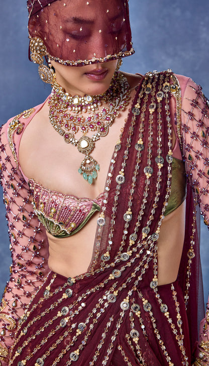 Wicked Temptation - Saree Set
