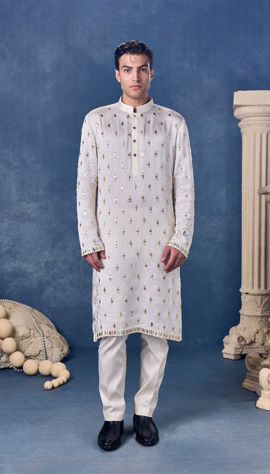 Moonlit Ivory - Kurta Set