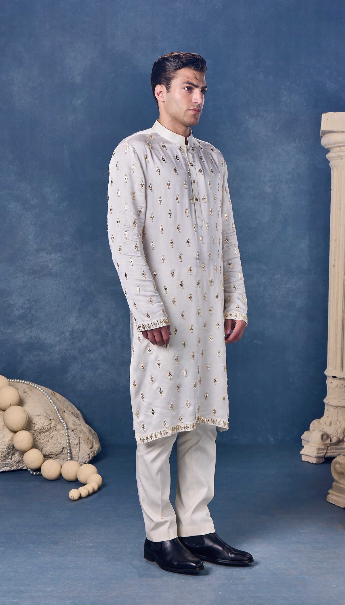 Moonlit Ivory - Kurta Set
