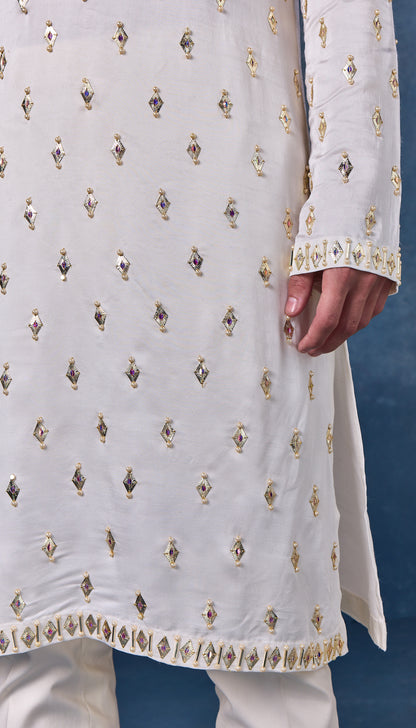 Moonlit Ivory - Kurta Set