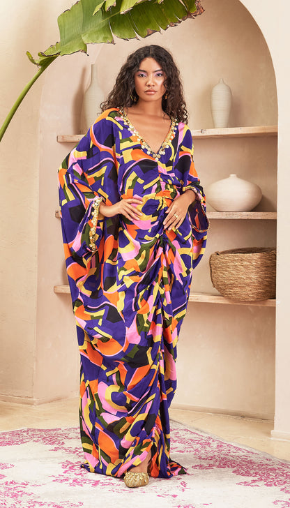 Liza - Multi Colour Kaftan