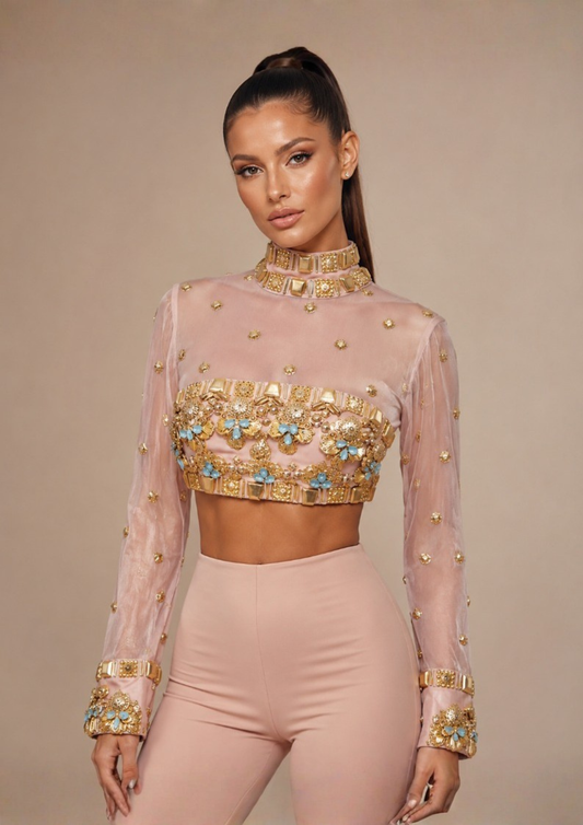 pink jasmine blouse