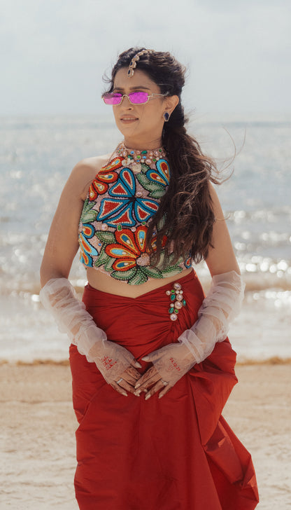 Aisha in Let's Get Saucy Skirt Set