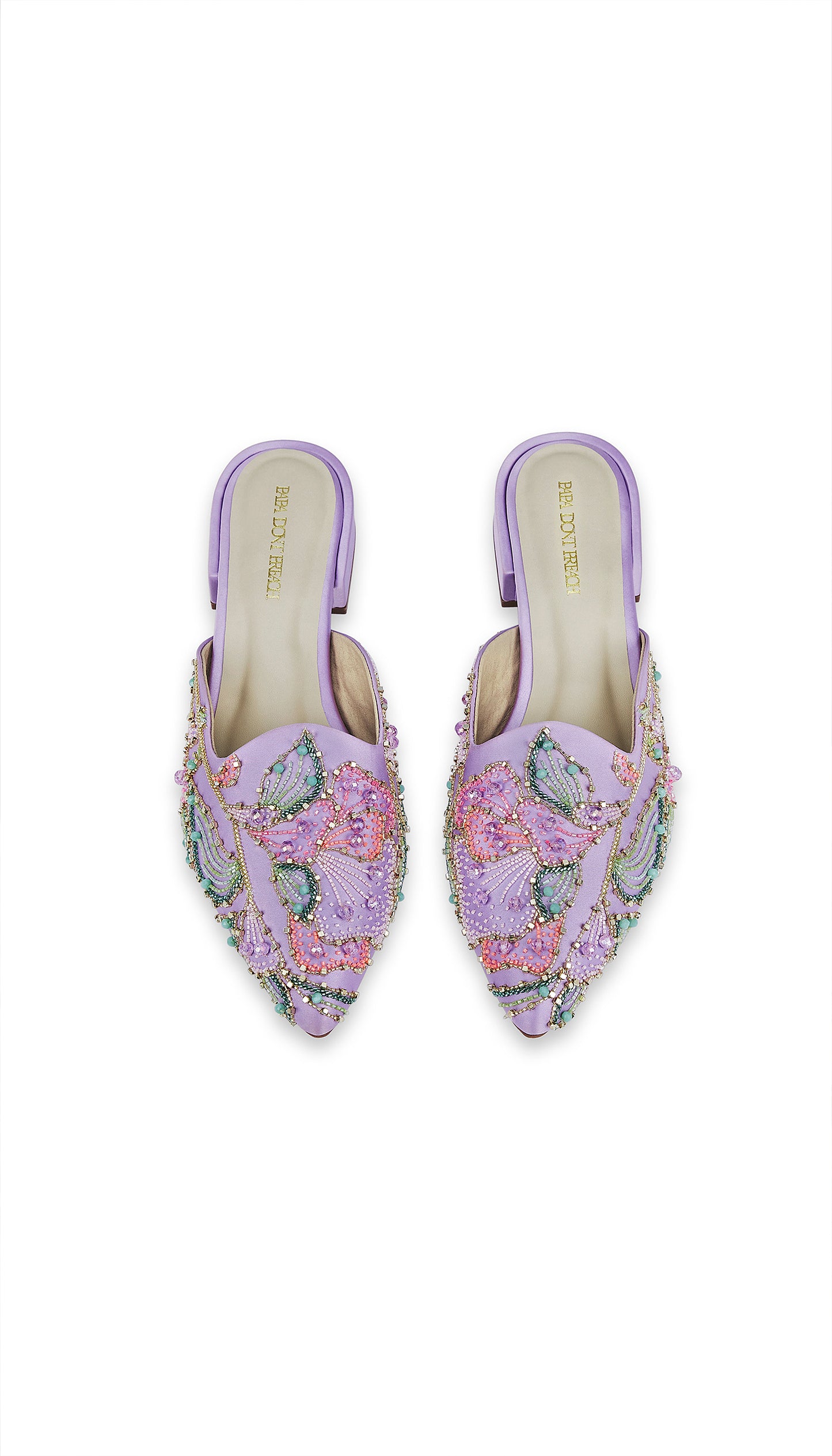 Beaded Bloom : Mules