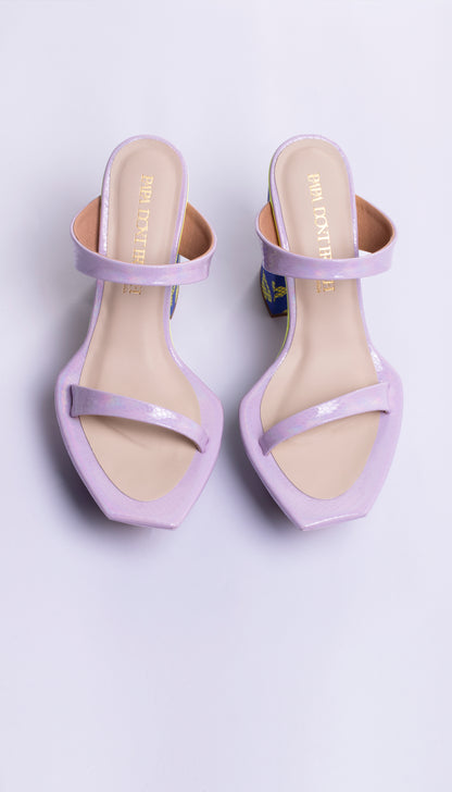 Pixel - Lilac Block Heels