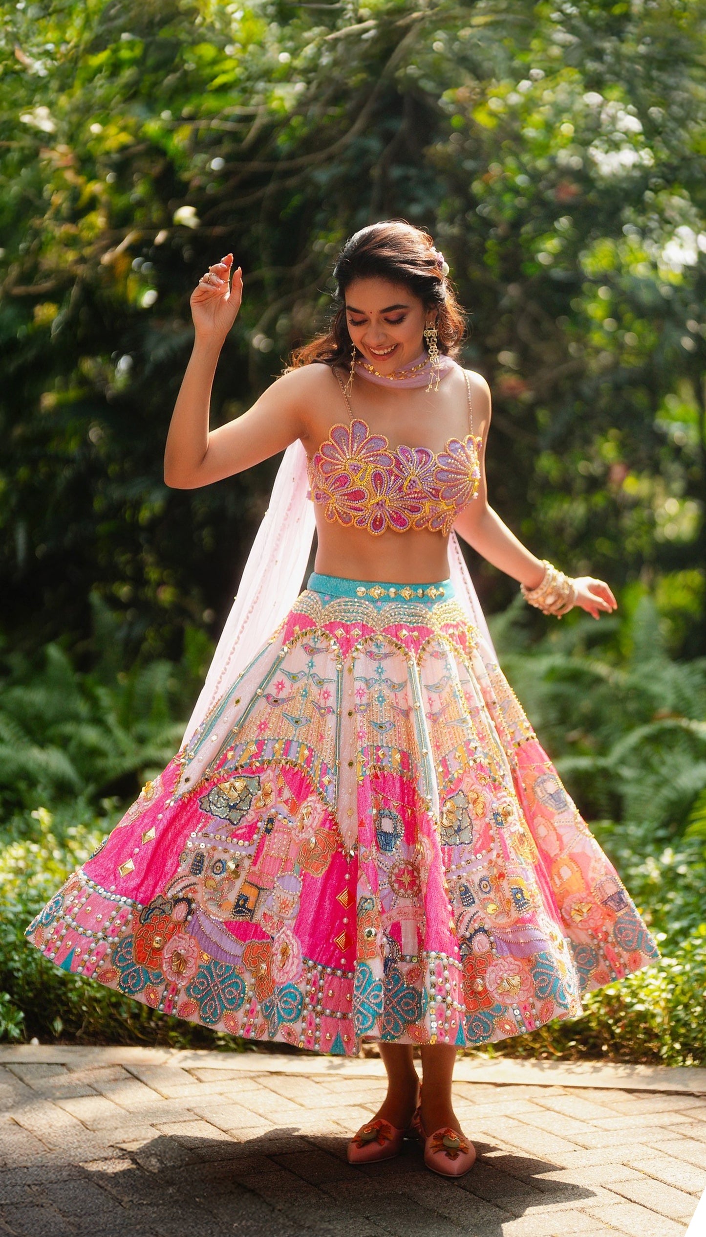 WHIRL OF WHIMSY LEHENGA SET