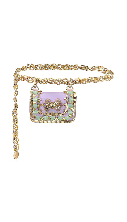 Lavender Haze Chainlink: Belt Bag