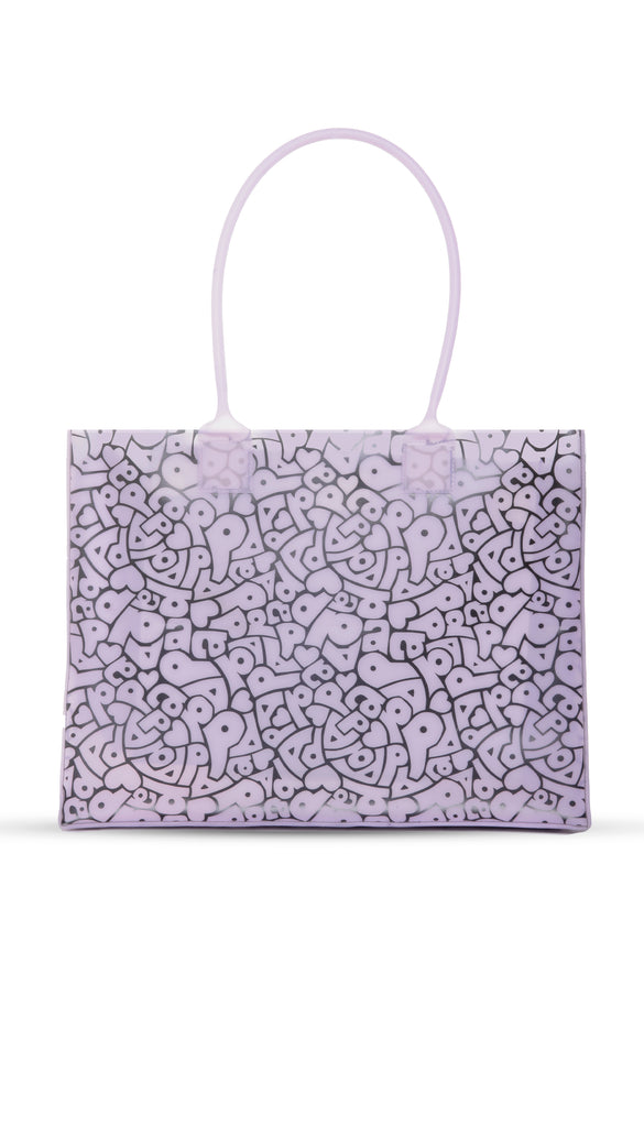Driving Me Crazy Jelly Tote Bag : Black