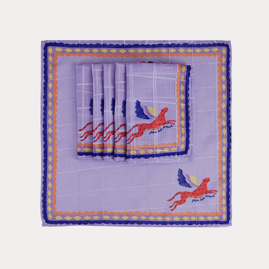 Midnight Palm Napkin