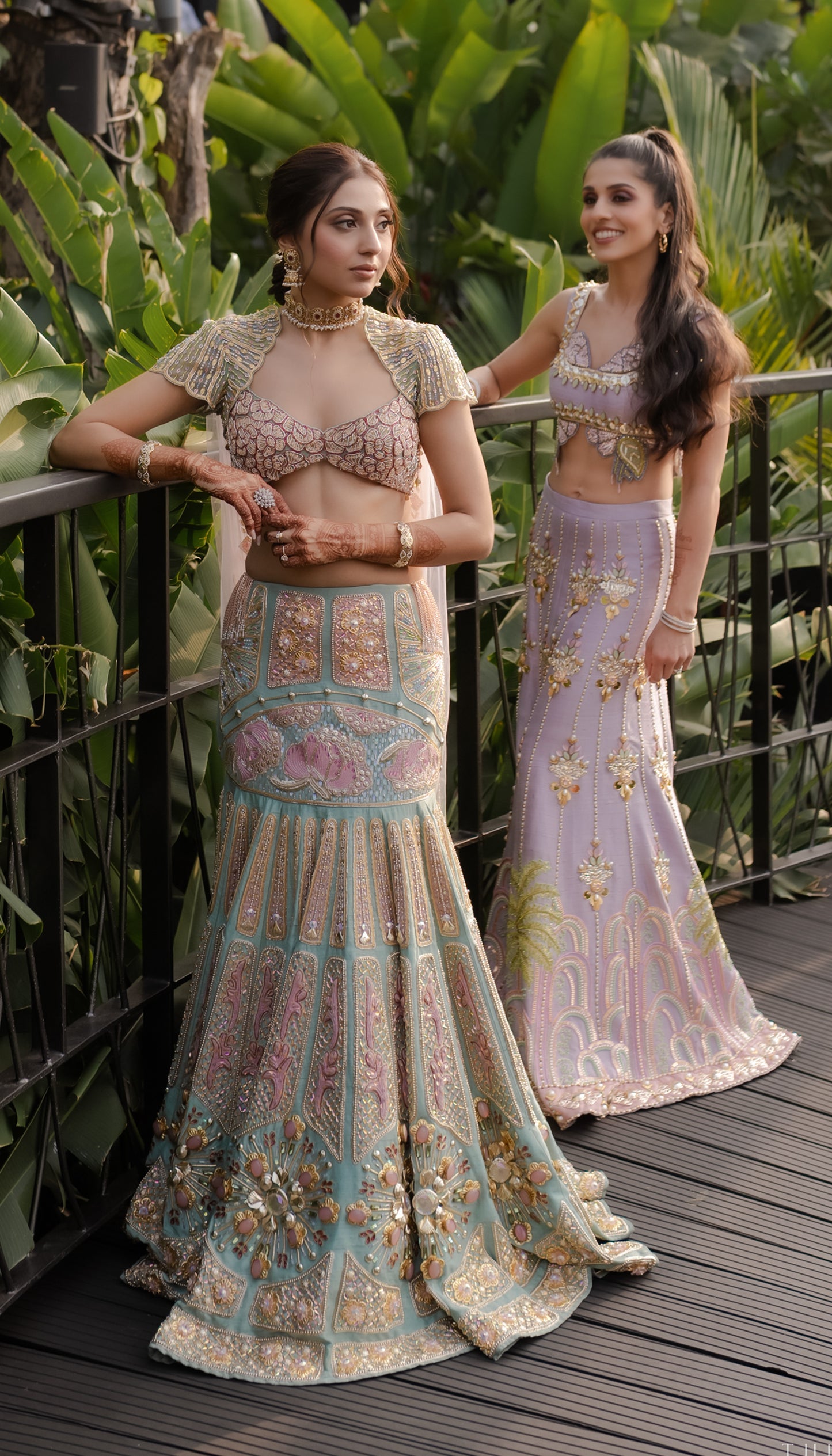 Nikita in Teal Fishcut lehenga Set