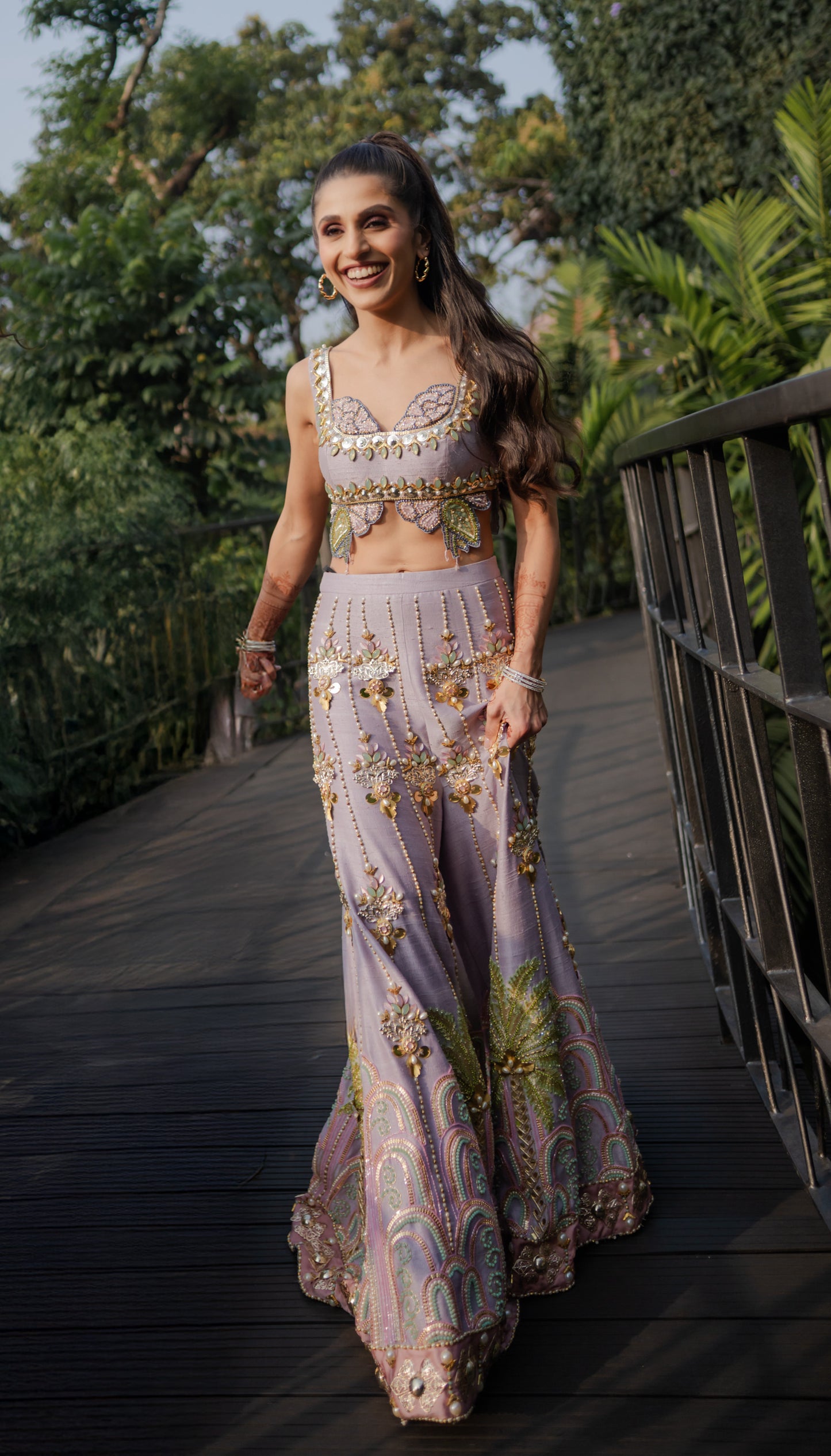Nikita in Teal Fishcut lehenga Set
