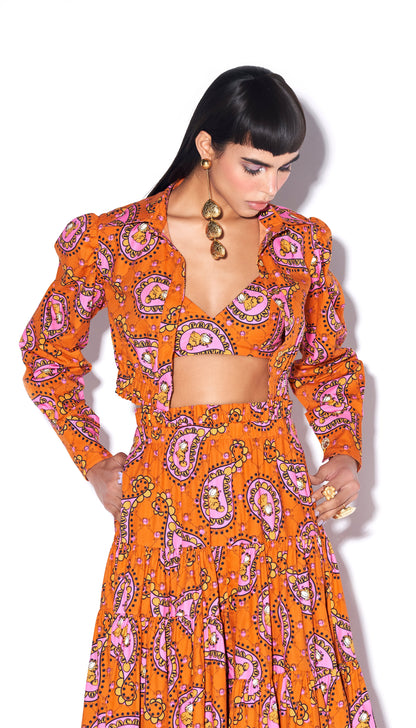 Out of your league - Tiered skirt set