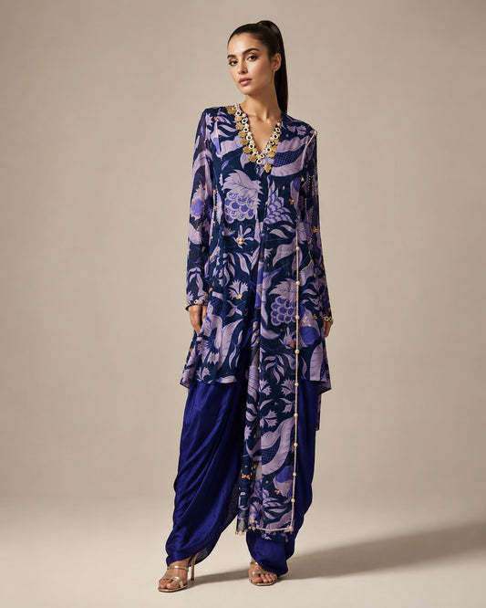 Alieha printed kurta set