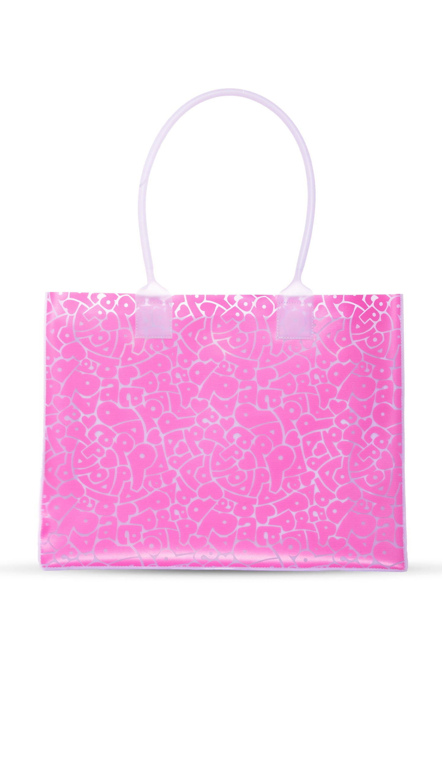 Driving Me Crazy Jelly Tote Bag : Pink