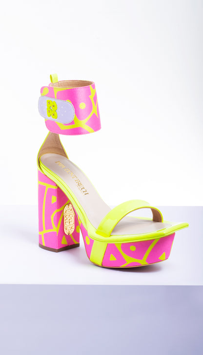 Fix Me Up! - Hot Pink Block Heels