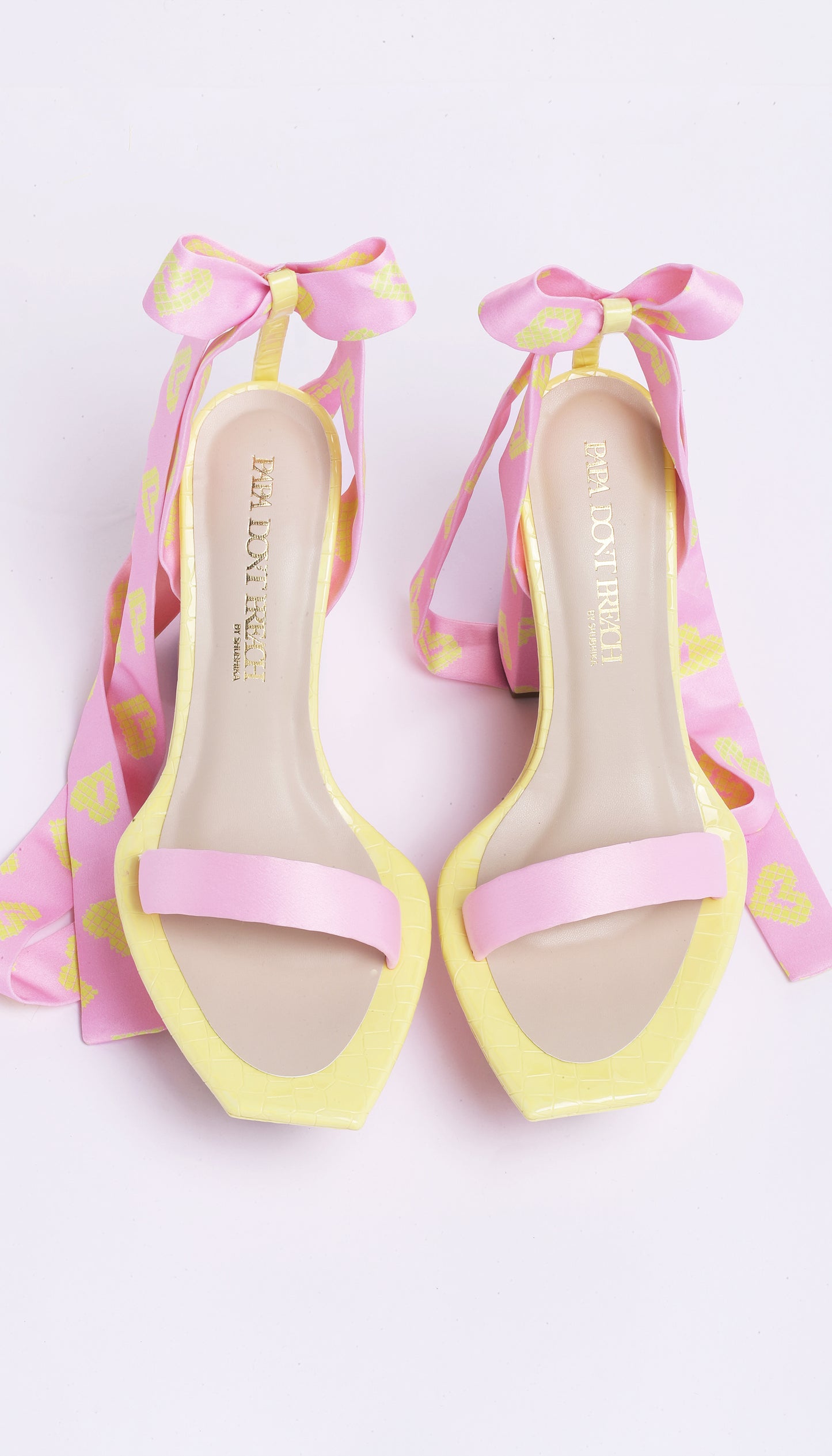 Miss PacMan - Pink Block Heels