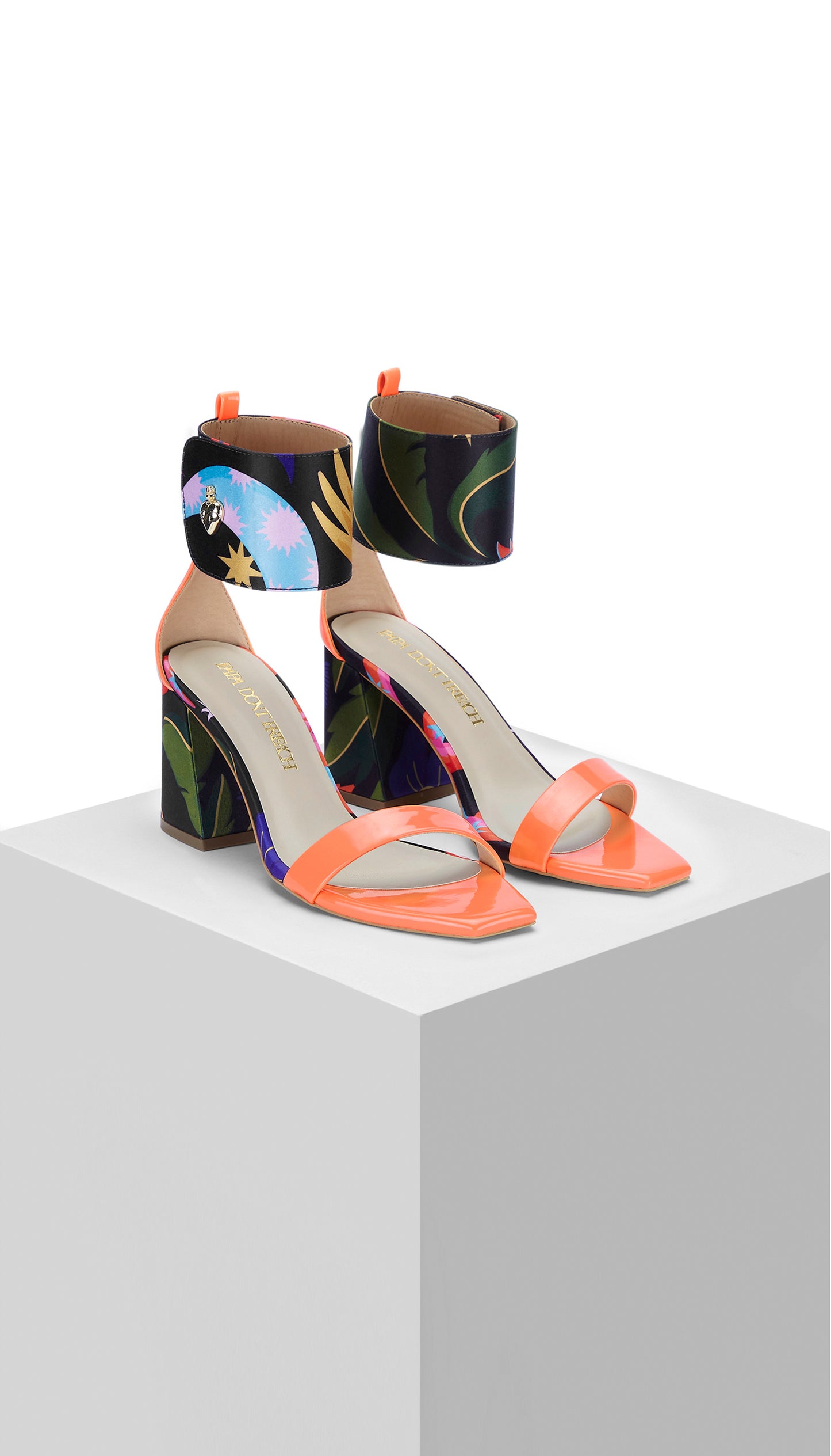 Tropical Forest - Mini Block Heel