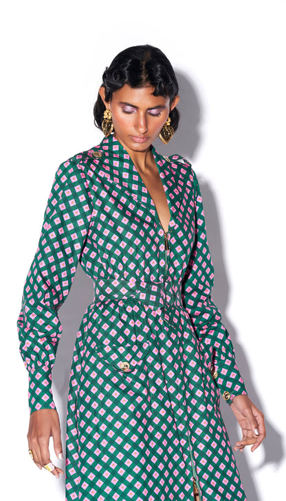 Vacay vibes - Long zipper dress