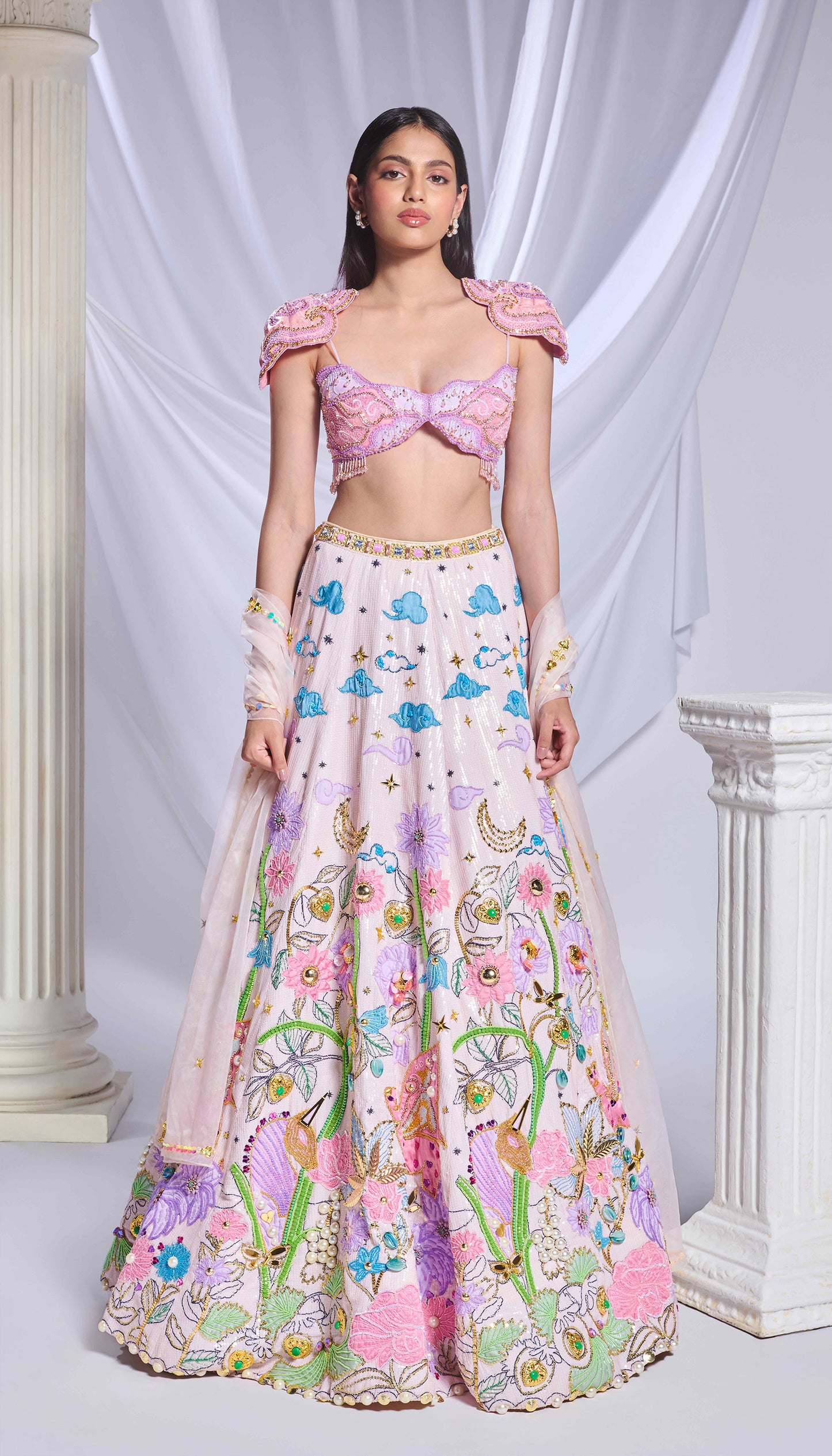 SHILPEE IN WHIMSICAL WONDERLAND LEHENGA SET