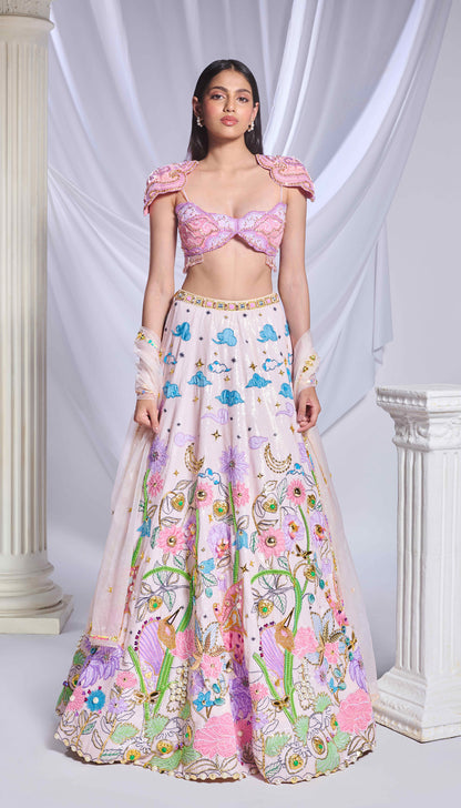 SHILPEE IN WHIMSICAL WONDERLAND LEHENGA SET