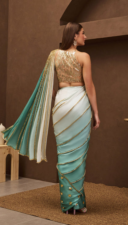 AQUADREAM PRE-STITCHED SAREE