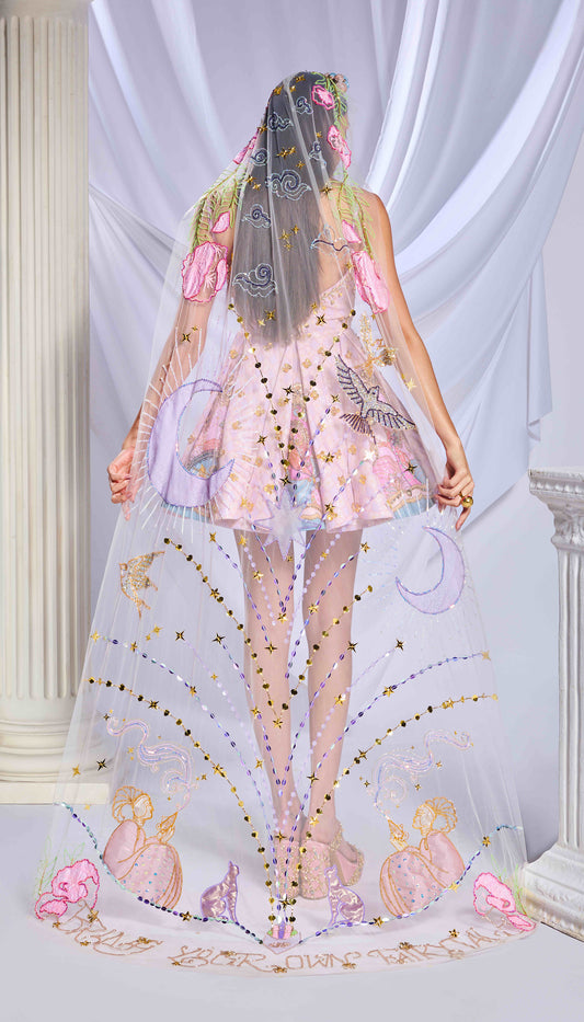 Ivory Story Veil