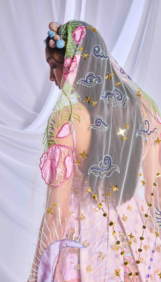 Ivory Story Veil