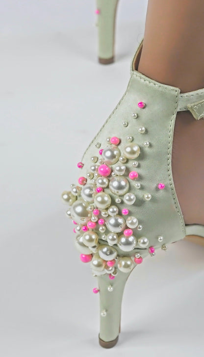 Ms. Mint Squiggles - Mint Green Stiletto