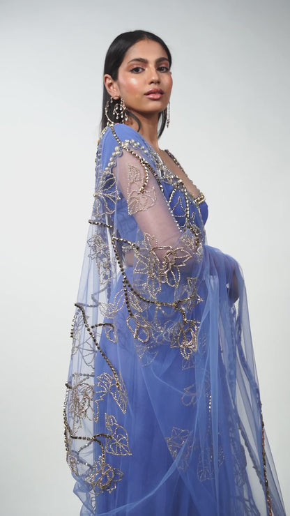 Sea's The Day Saree Set