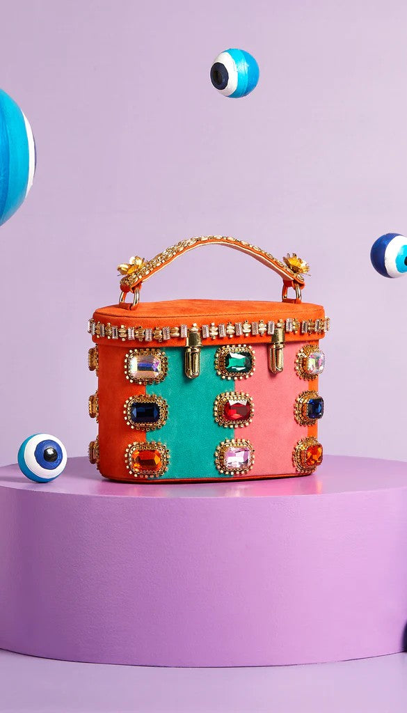 Three Much : Multi-coloured Binocular Bag