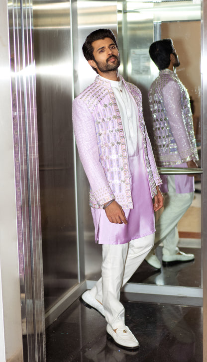 Vijjay Devarkonda- LILAC JACKET SET