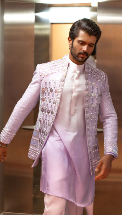 Vijjay Devarkonda- LILAC JACKET SET