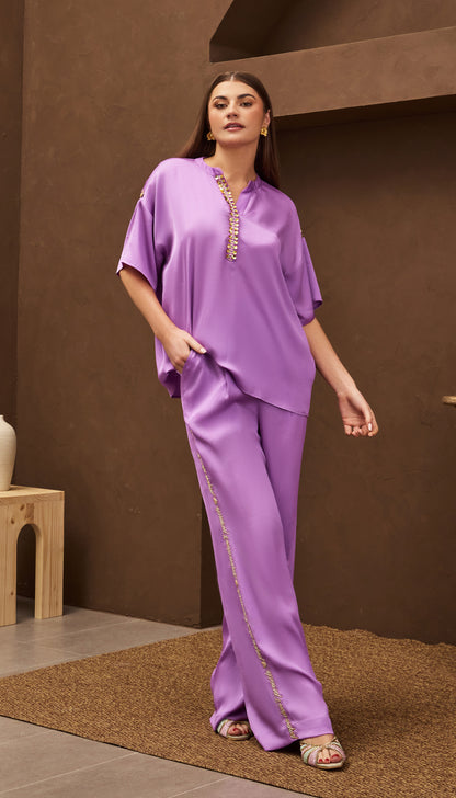 Violet Veil Co-ord Set